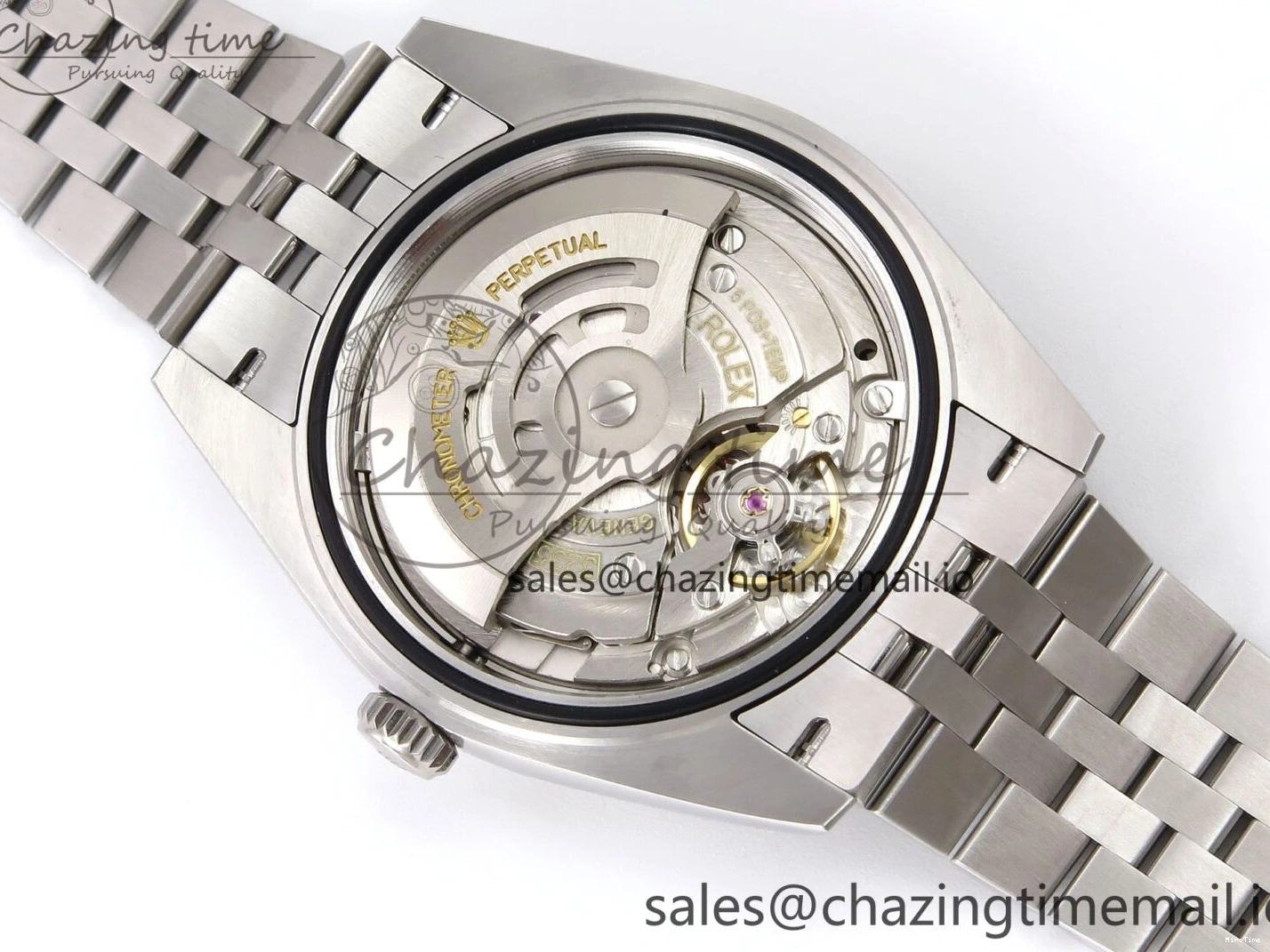 MiroTime 0406 HighPerformance DateJust 41 126334 EWEF Best Edition Black Stick Dial on Jubilee Bracelet A 1046